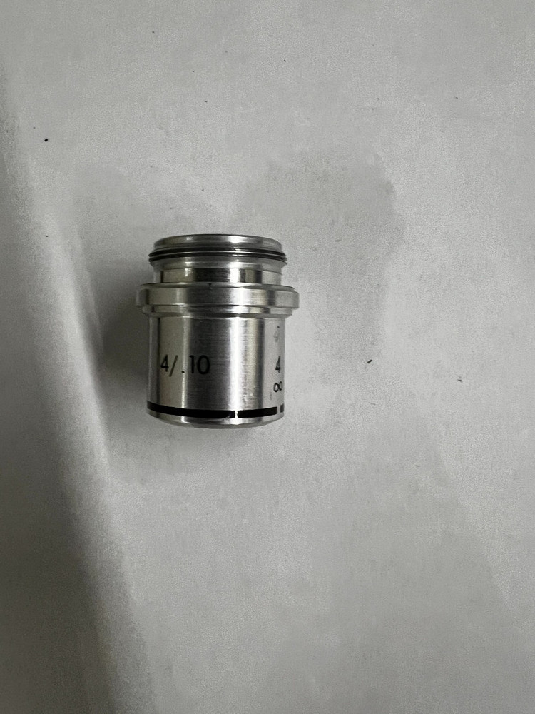 Reichert 4/.10 Oil Microscope Objective Lens