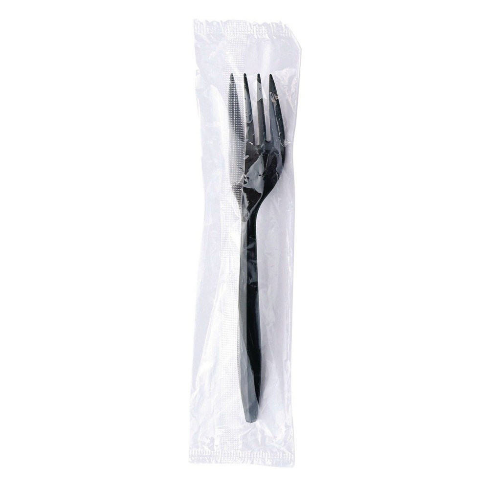 Boardwalk FORKBLPPIW Wrapped Polypropylene Plastic Fork Cutlery (1000/CT) New