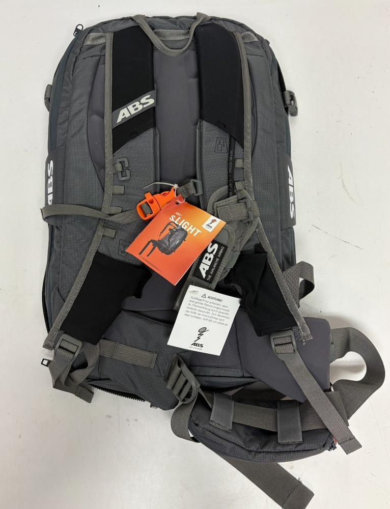 ABS s.LIGHT Base Unit Compact Avalanche Airbag Backpack Rock Gray NEW