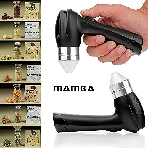 All-Plastic Head Electric Portable Herb Grinder,USB Rechargeable Powered Machine