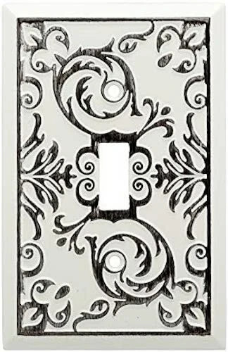 Fairhope White Wash Switch Plate Toggle Wall Plate