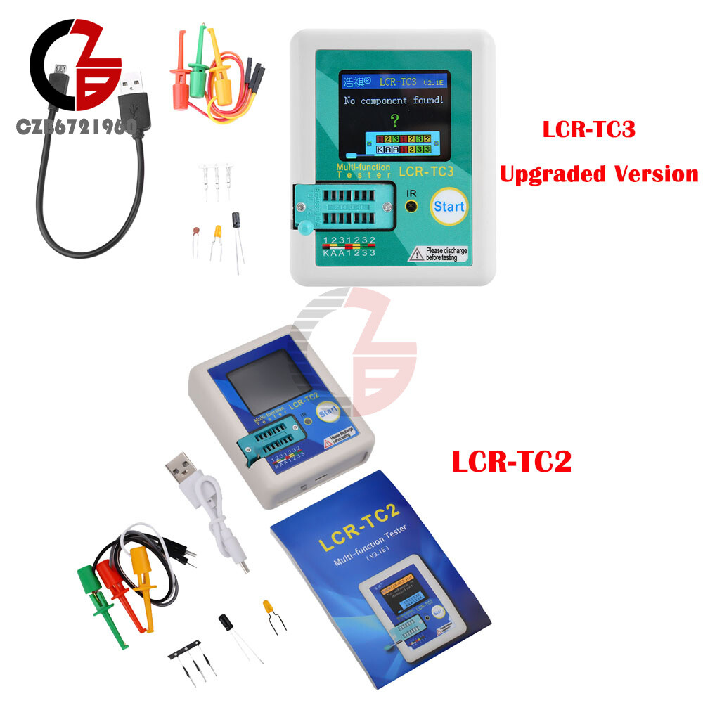 LCR-TC2 LCR-TC3 Upgraded High-precision Transistor Tester Diode Capacitance Test