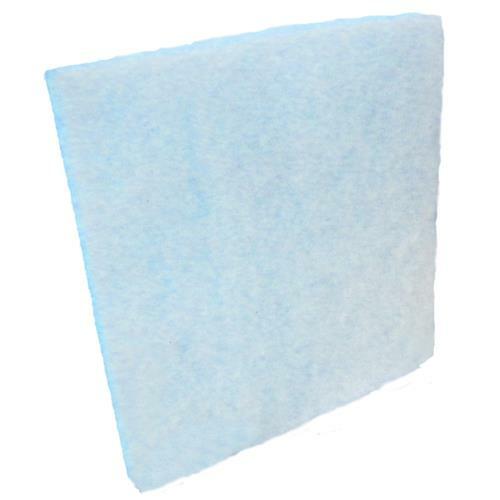 HVAC/Air Filter Media Roll, Blue/White MERV6 Polyester Media