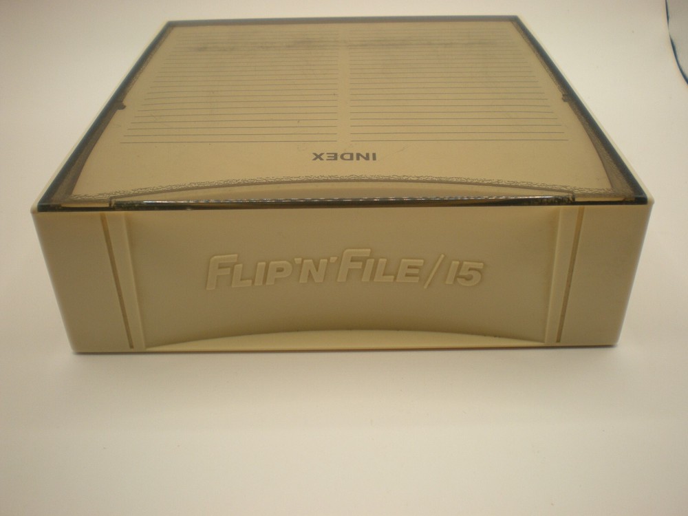 Vintage Flip’N’File 15 Disc Storage Computer