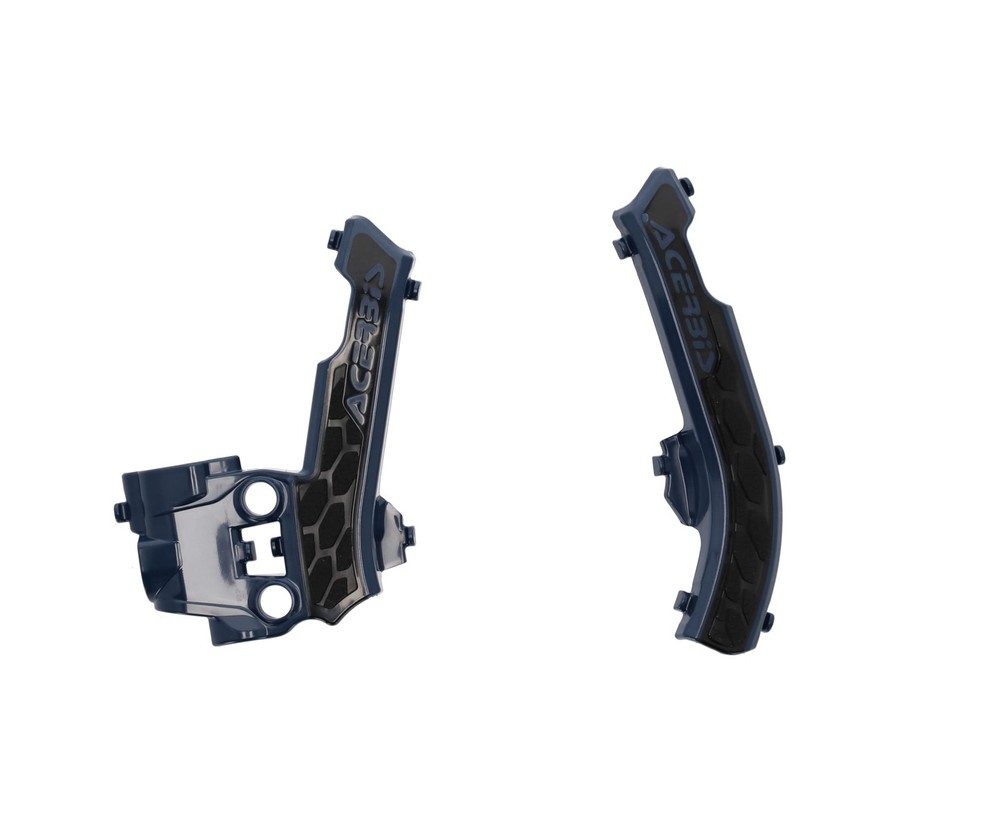 Acerbis X-Grip Frame Guards Blue/Black