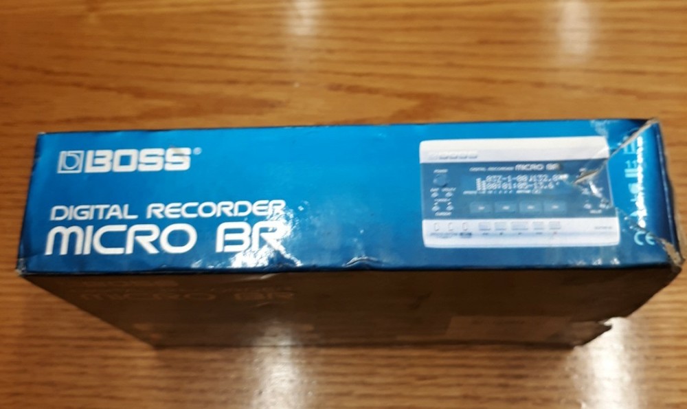 Boss Micro BR Digital Recorder Portable Studio Turns On Untested Box Accessories