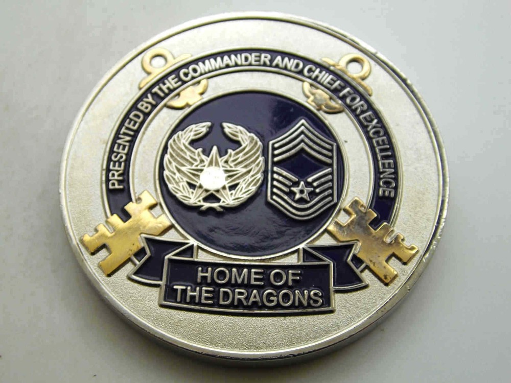 55TH FORCE SUPPORT SQUADRON OFFUTT AFB NEBRASKA CHALLENGE COIN