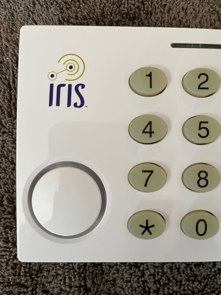 IRIS Model KPD800 White Home Security Wireless Keypad Only FAST SHIPPING