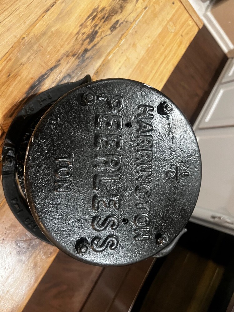 Vintage Peerless 1/2 Ton Pulley System