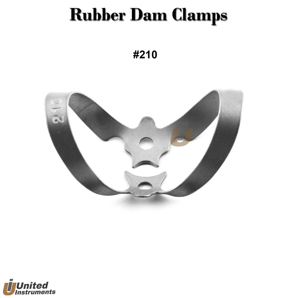 Rubber Dam Clamps Forceps Starter Tools Set Tooth Isolation Teeth Restorative