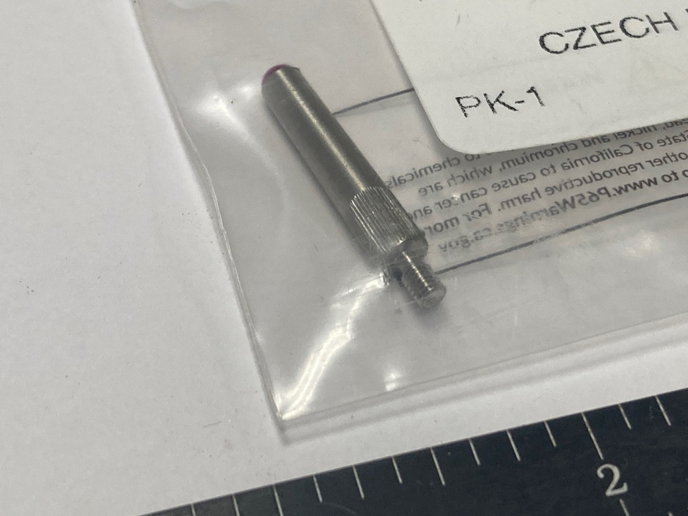 Ruby 4mm, Dial Indicator Contact Point, #4-48 Threads, Z7039