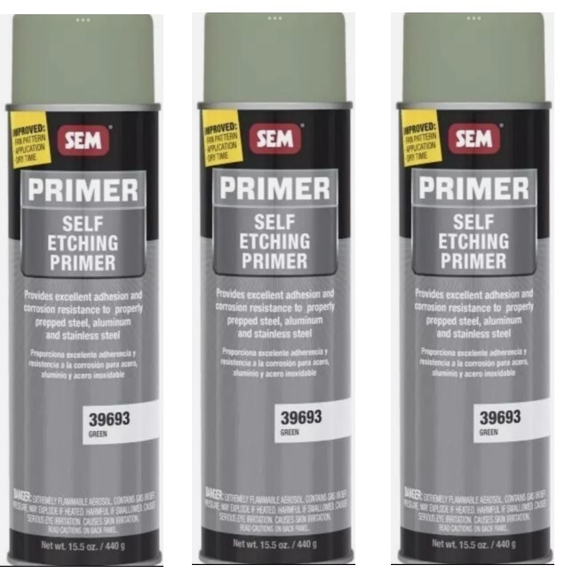 Self Etching Primer - Green SEM-39693 (3 Pack)