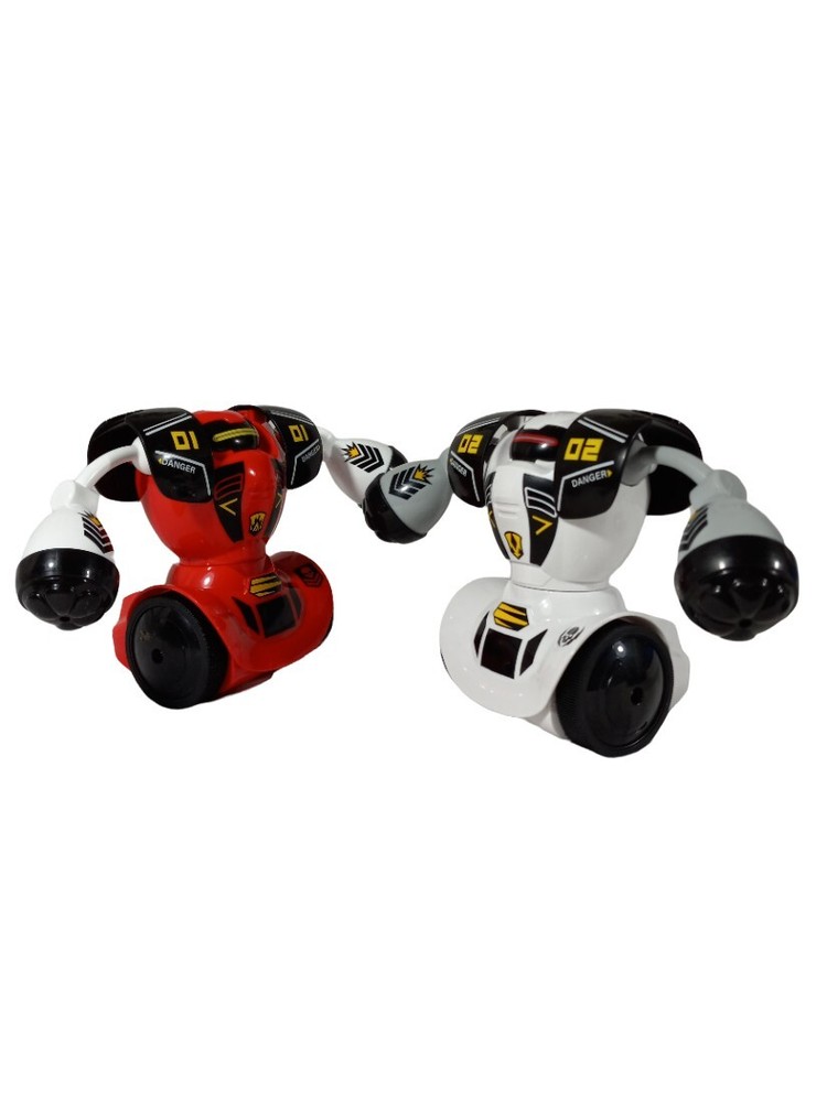 Sharper Image Remote Control Robot Combat 2pk Color: White & Red 6+ NEW