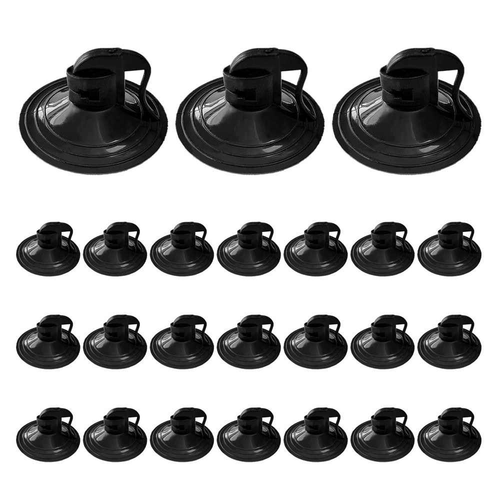 24 Pcs Car Glass Windshield Sunshade Suction Cups for Windows Visor Kitchen