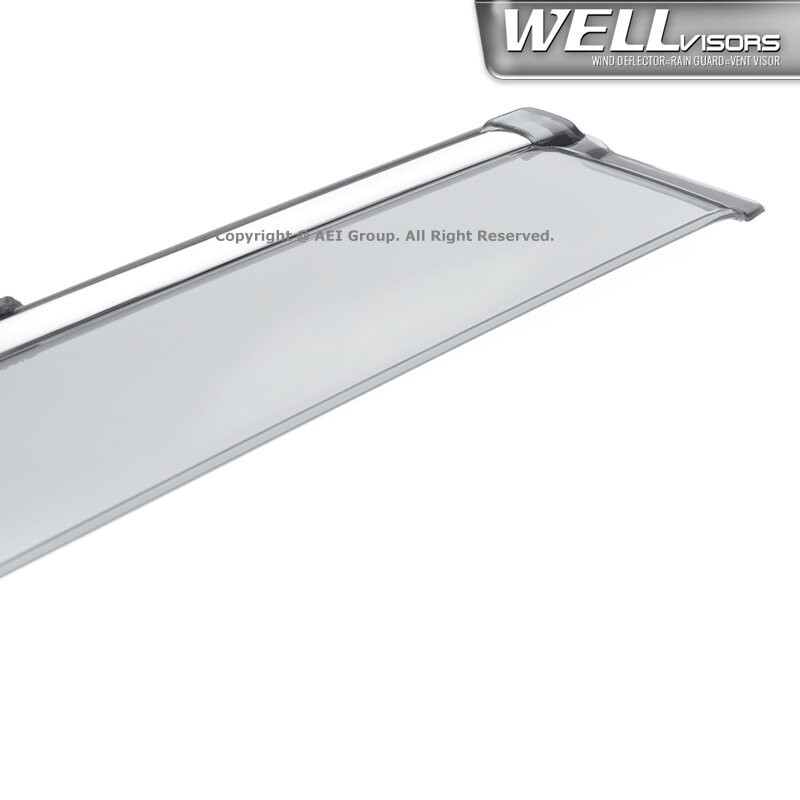 WELLvisors for MB GLC-Class 2016-2022 X253 Window Visors Chrome Wind Deflectors