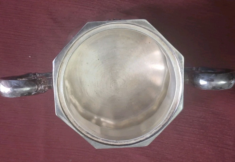 Gorham Hidpana Pattern Silver Plate Sugar Bowl With Lid YC1653