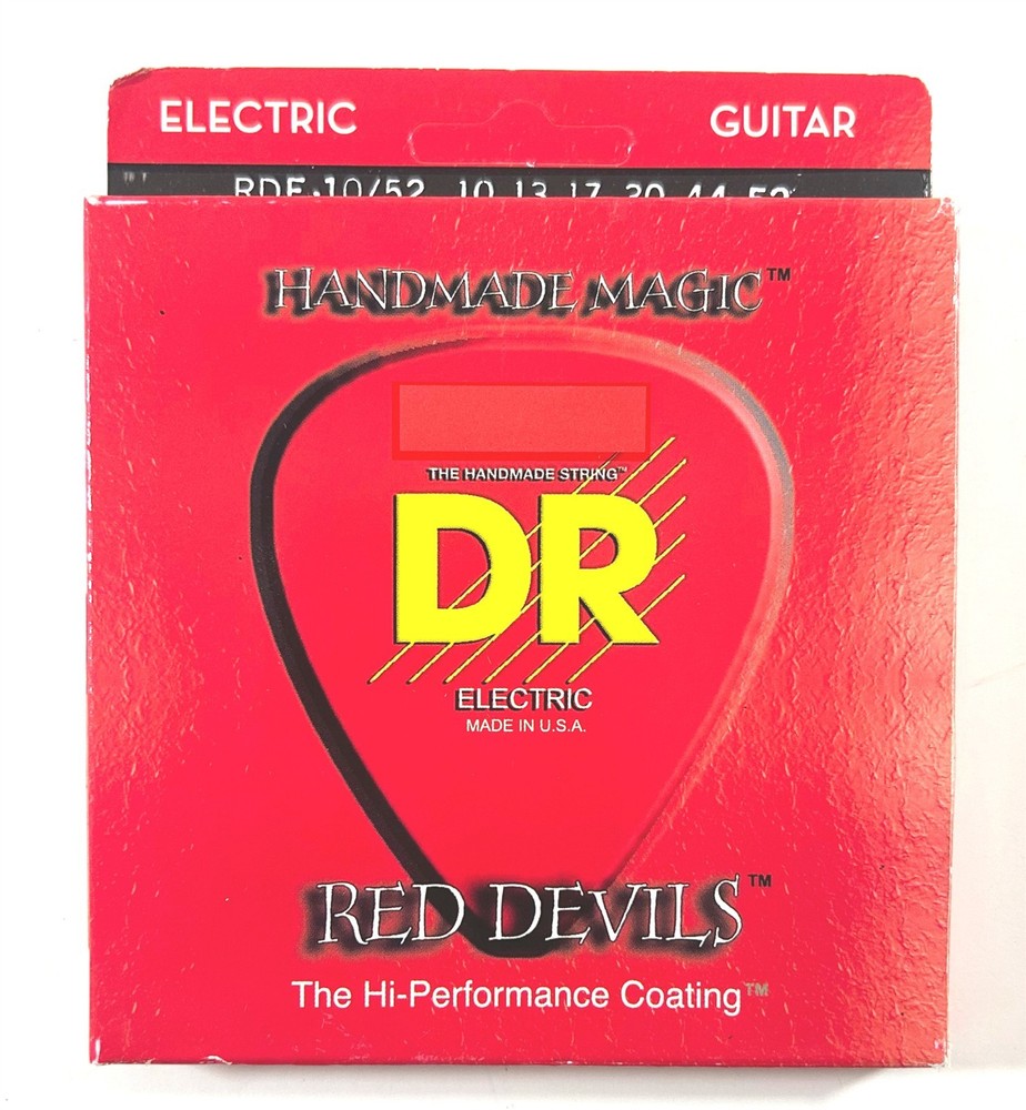 DR Guitar Strings Electric 3 Sets Red Devils K3 High Performance Coated 10-52