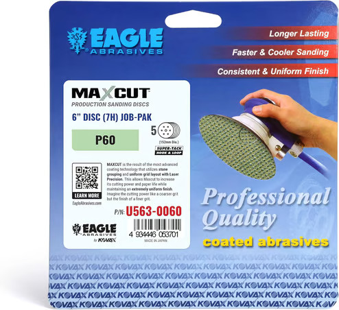 Eagle Abrasives 6” Maxcut S-Tack Discs 7/H
