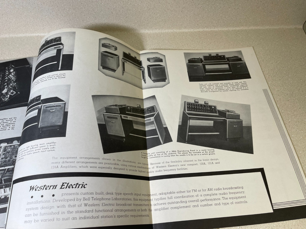 Western Electric Speech Input Equipment Catalgue