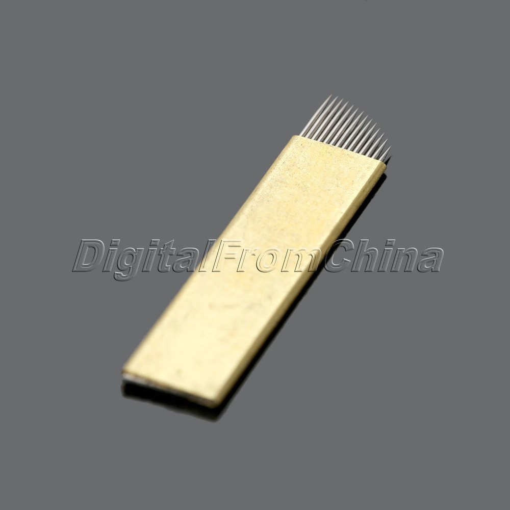 5Pcs Microblading Blades for Eyebrow Tattoo Permanent Makeup Manual Needles