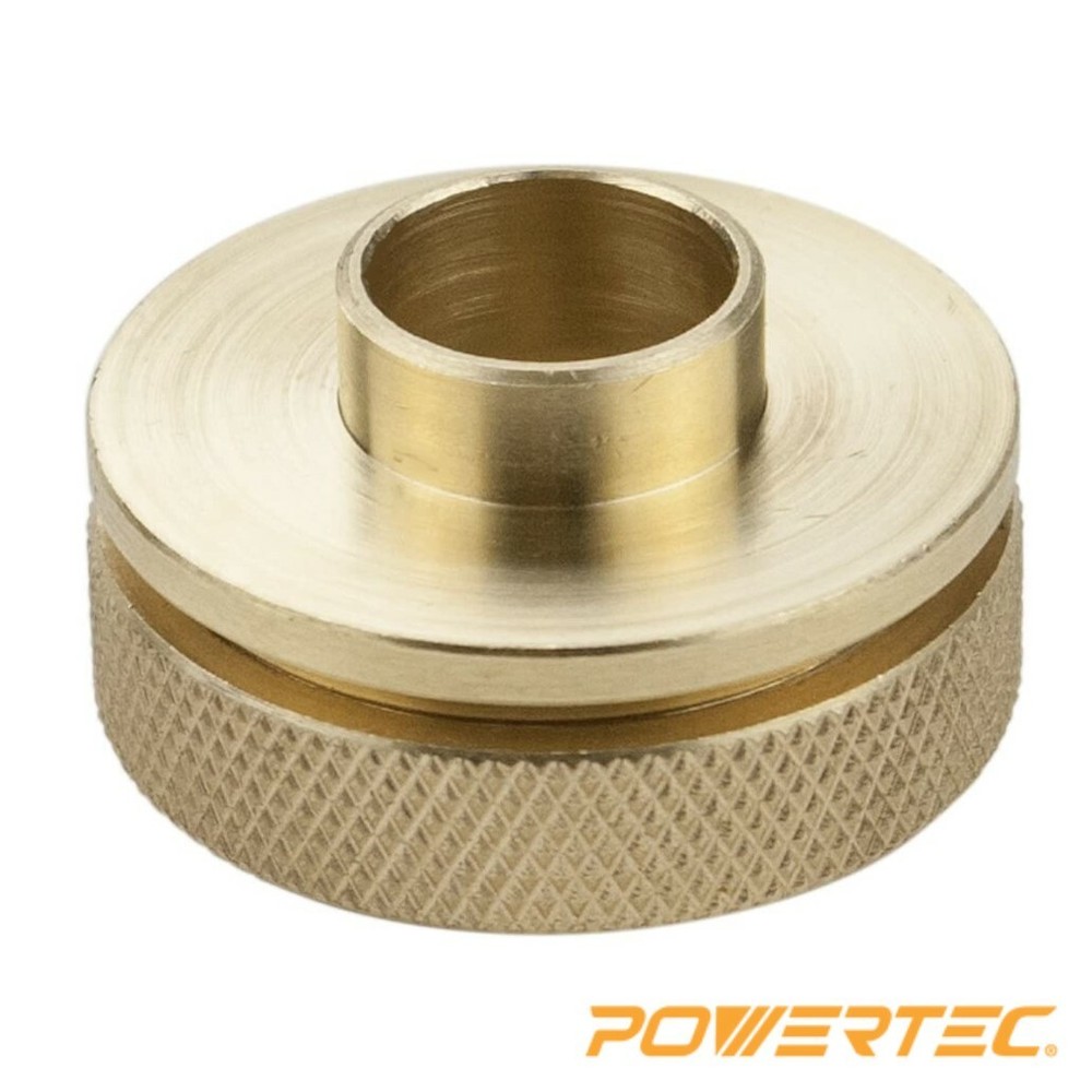 POWERTEC Guide Bushing and Guide Lock Nut Short Shank 5/8"(71166)