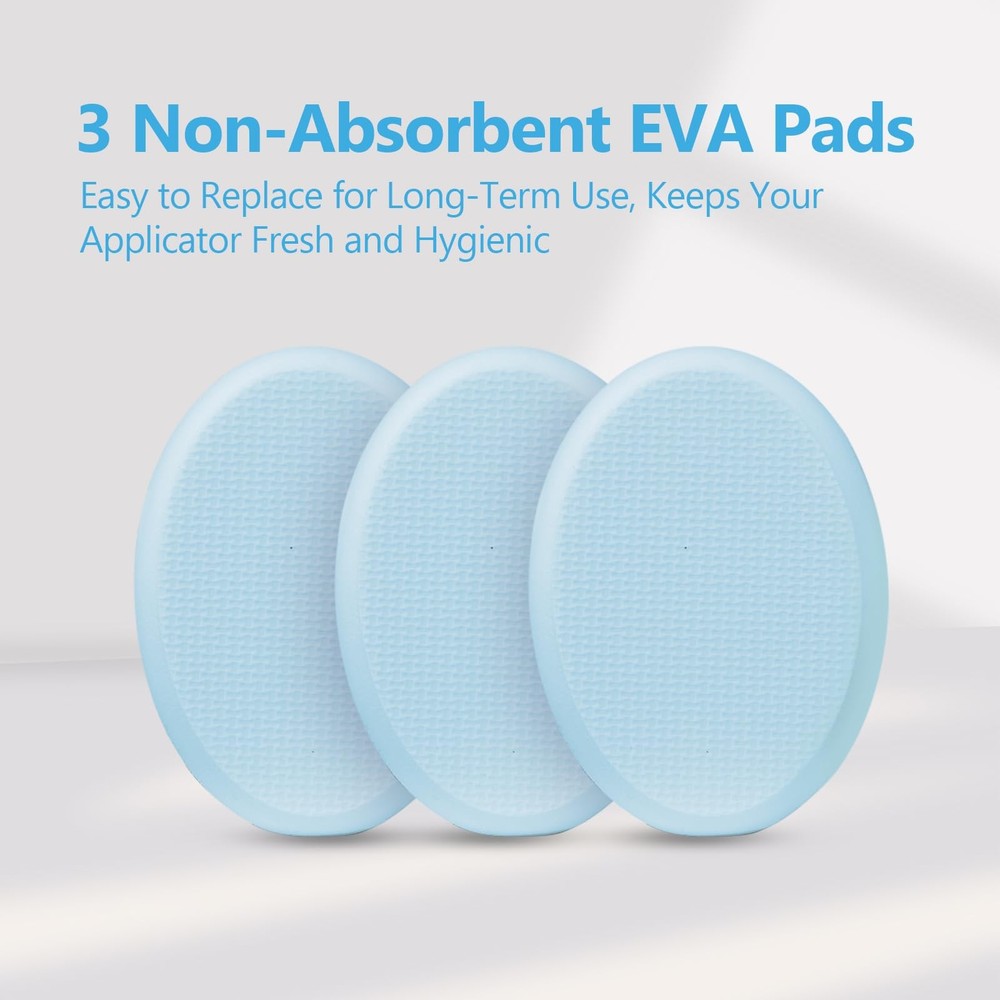 Lotion Applicator with Replaceable Pads for Back Elderly Sunscreen Cream