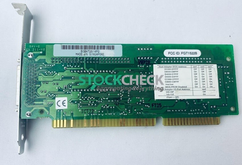 Adaptec AHA-1520B SCSI Controller Card