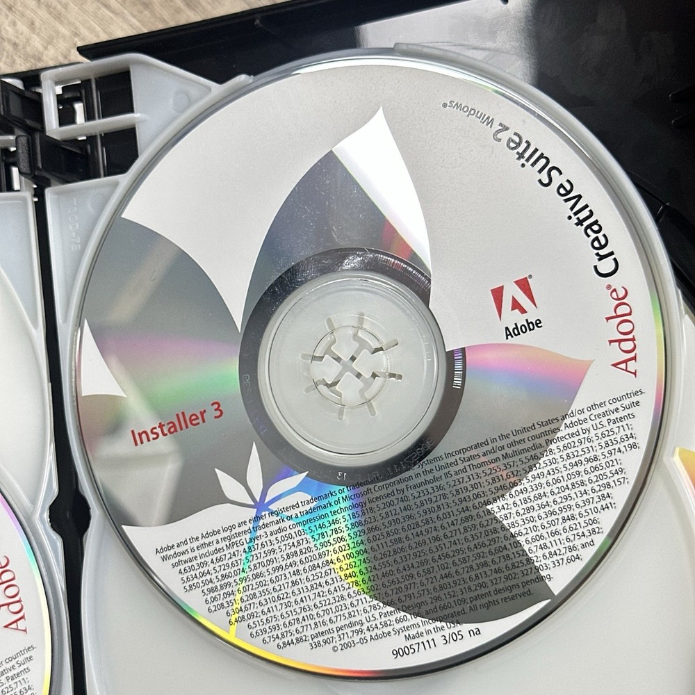 Adobe Creative Suite® 2 Premium Full Version For Windows 6 Discs Complete