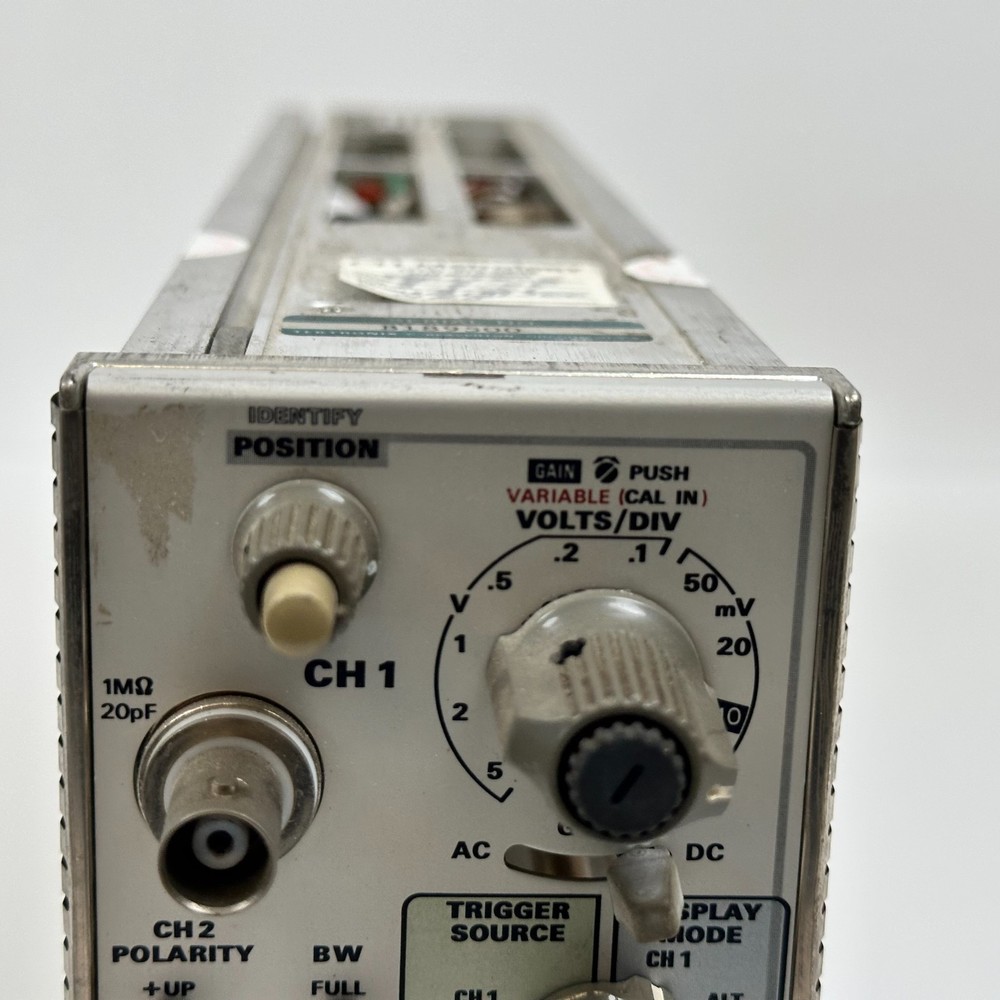 Tektronix 7A26 Dual Trace Amplifier Scope Plug In Unit Module