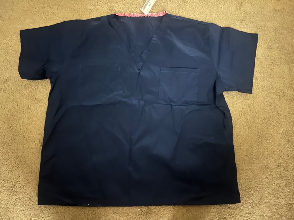 Women’s Navy Blue Scrub Top
