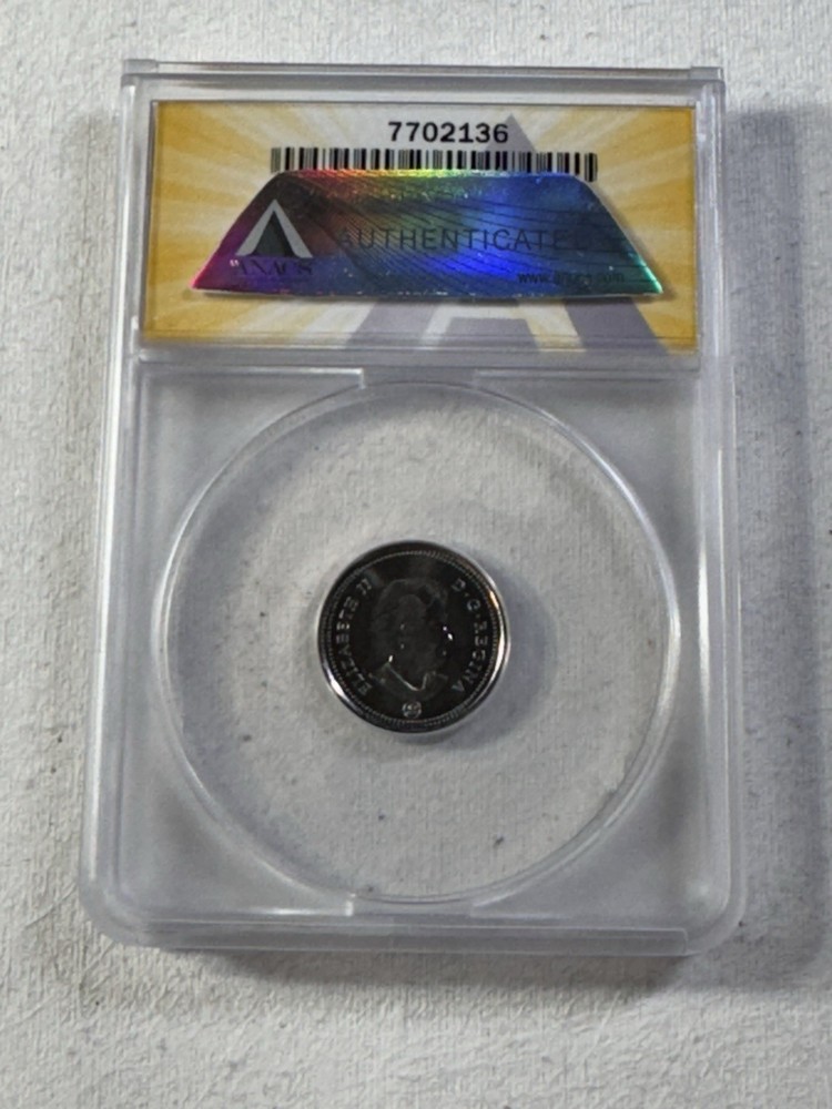 2011 Canada 10 Cents Graded MS 69 by ANACS