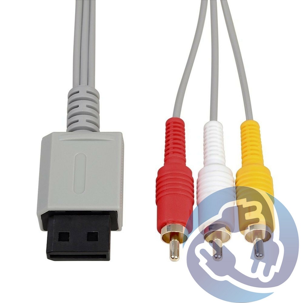 Nintendo Wii Complete Hookup Kit AV Cable Power Supply Sensor Bar Console Bundle