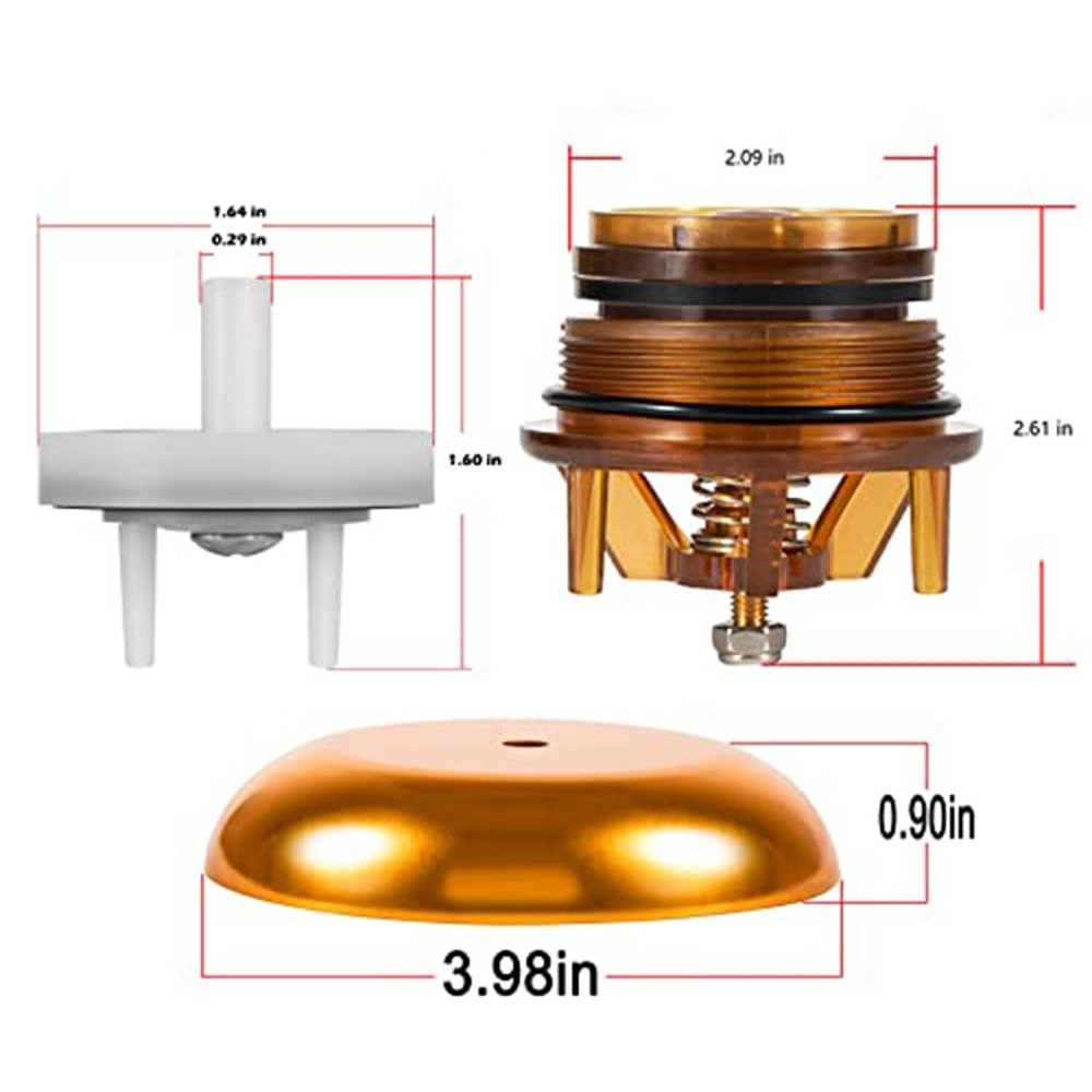 Backflow Preventer Valve Assembly Replacement Kit for Sprinkler Systems
