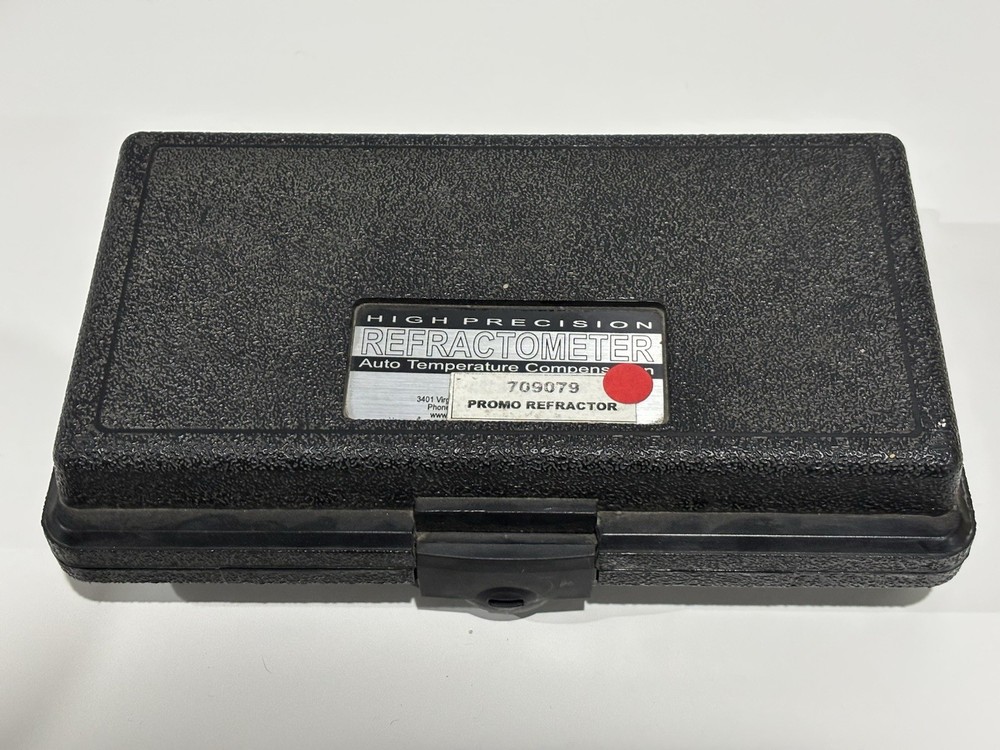 Misco BRX15 High Precision Refractometer w/ Case & Tubes