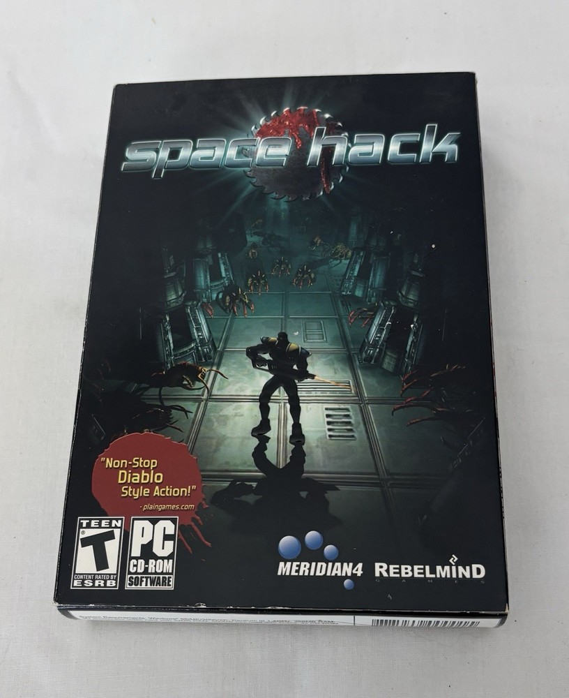 Space Hack PC CD futuristic outerspace alien post-catastrophic role-playing game