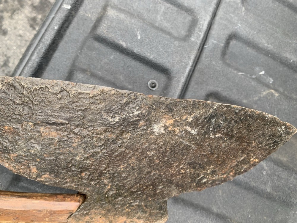 Large Vintage Broad Head Axe