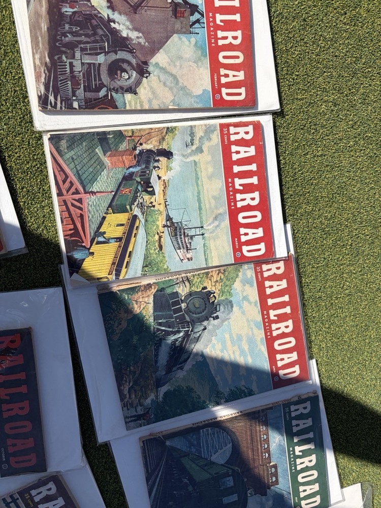 Railroad Magazines 1949 Full Set