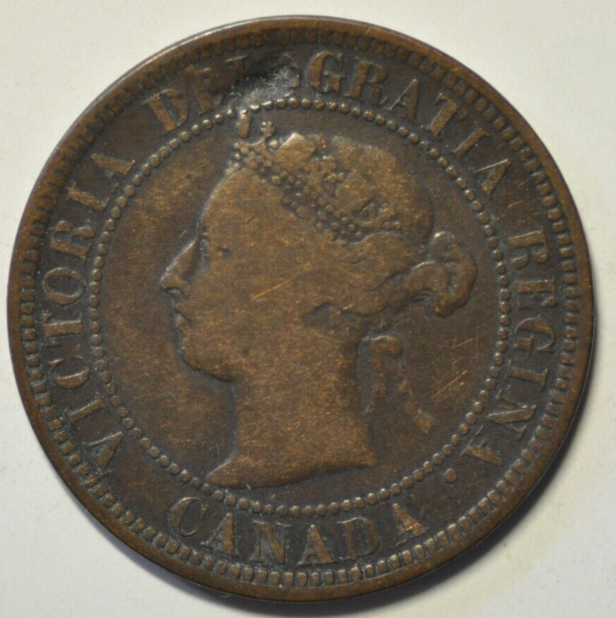 mw25676 Canada; Cent 1888 Victoria KM#7