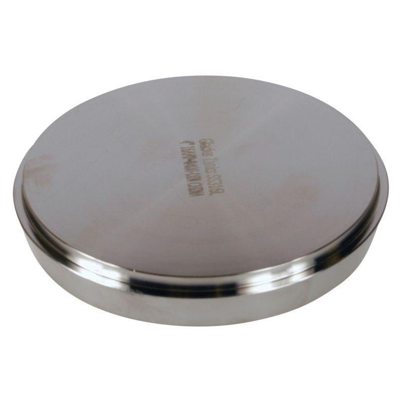 DIN Blank Cap | 100mm (4 inch) Sanitary SS304 (2 Pack)