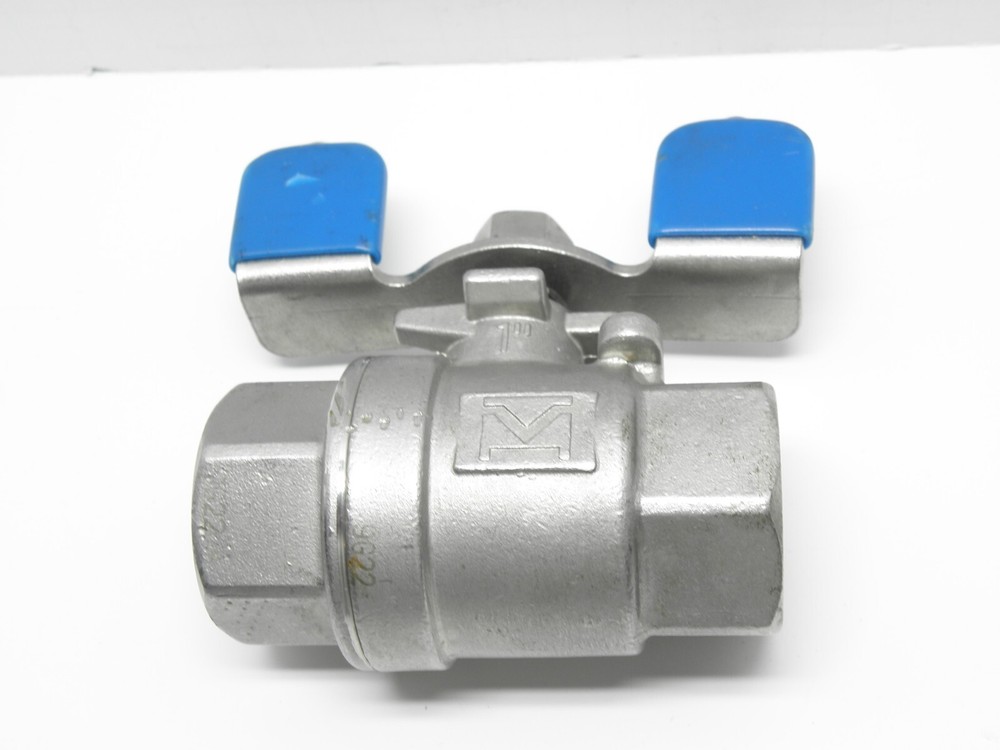 Ball valve 1" stainless CF8M 2000WOG