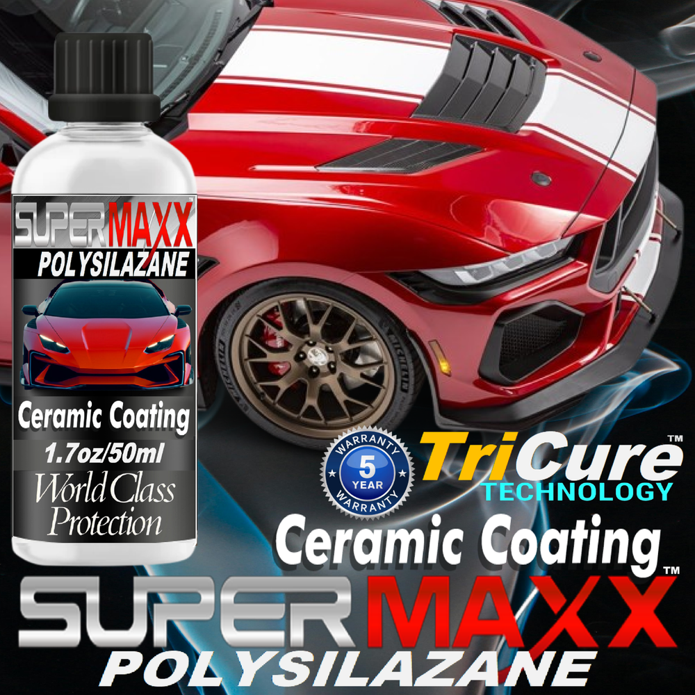 ADVANCED 5 YEAR DURABILITY CERAMIC CAR COATING "TRICURE TECHNOLOGY - 50ML/1.7 OZ