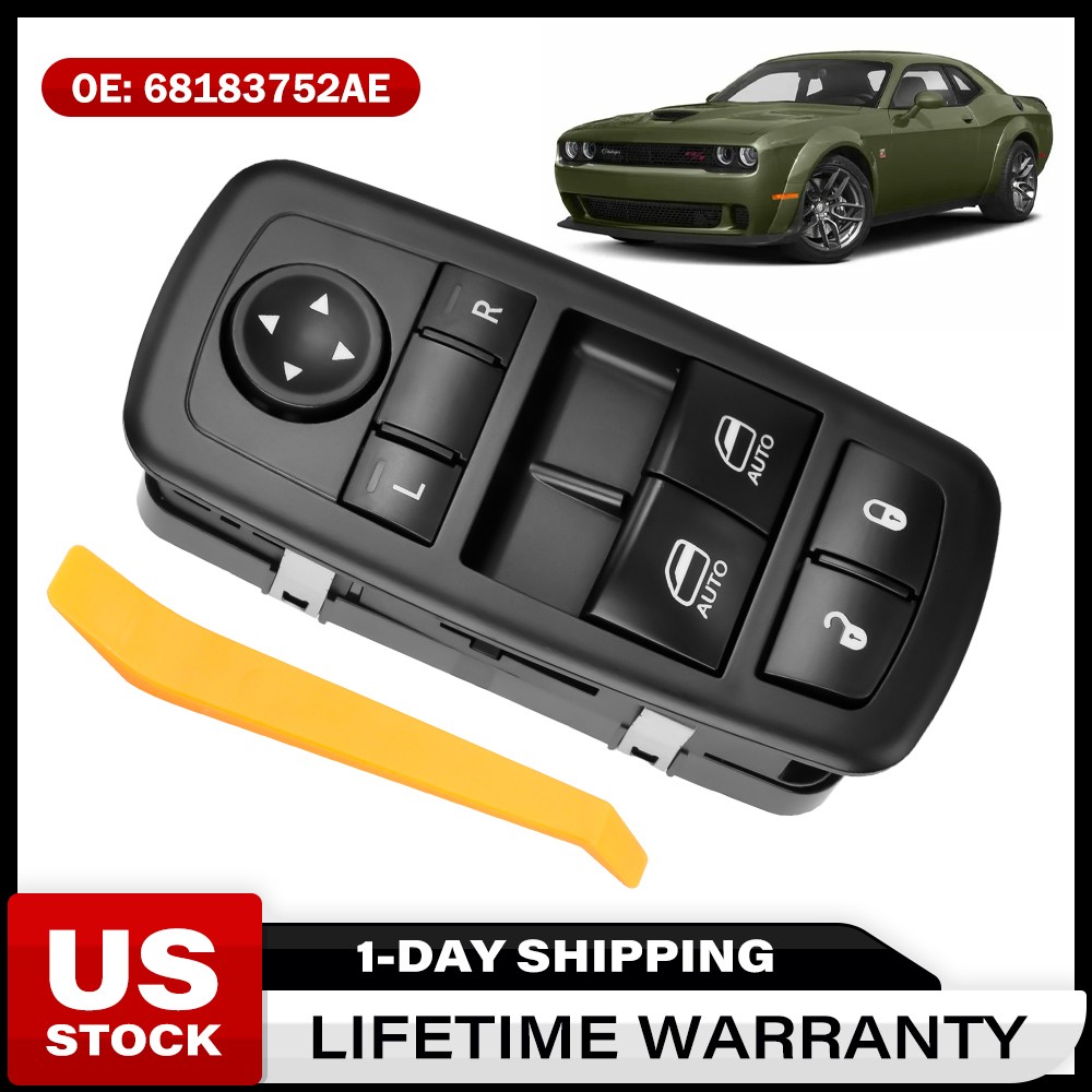 For Dodge Challenger 2015-2022 Master Window Switch Driver Side Front Left
