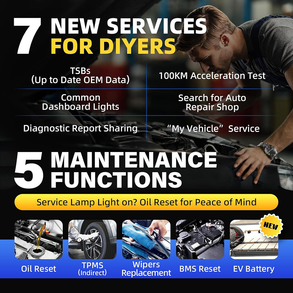 2025 Autel AP2500E Bluetooth All-System Code Reader OBD2 Scanner for Android/iOS