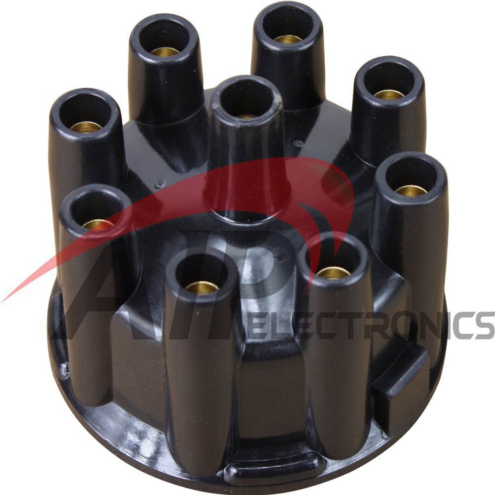 AIP Black Female Terminal Ignition Distributor Cap For V8 Pro Billet Distributor