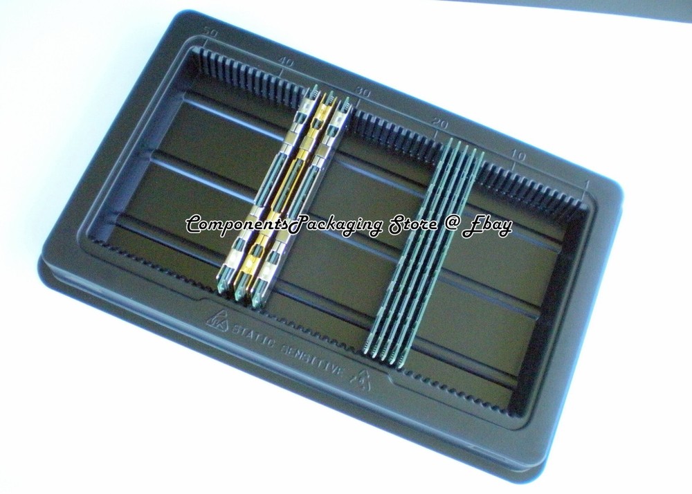 Server Memory Packaging Box Container for DDR Modules - 5 Trays Fits 250 DIMMs