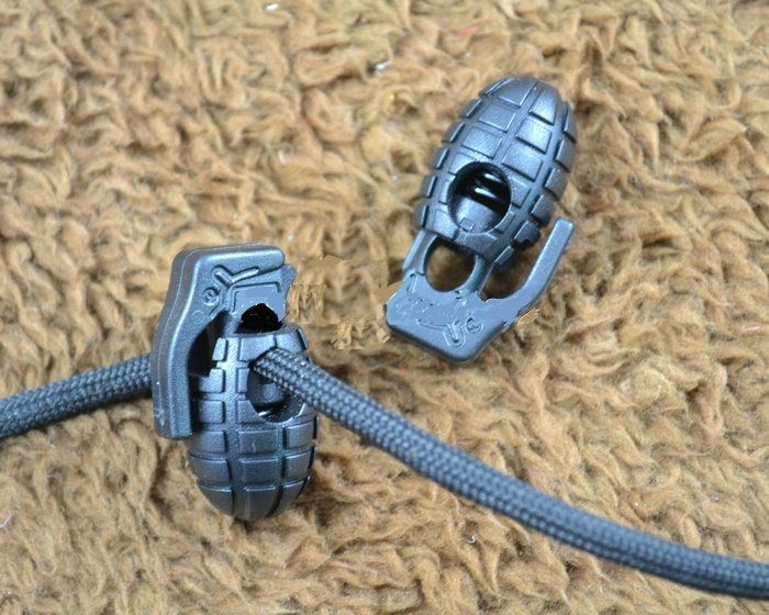 GRENADE STOPPER LOCK END DRAW STRING CORD LANYARD RUCKSACK JACKET PARACORD Pack