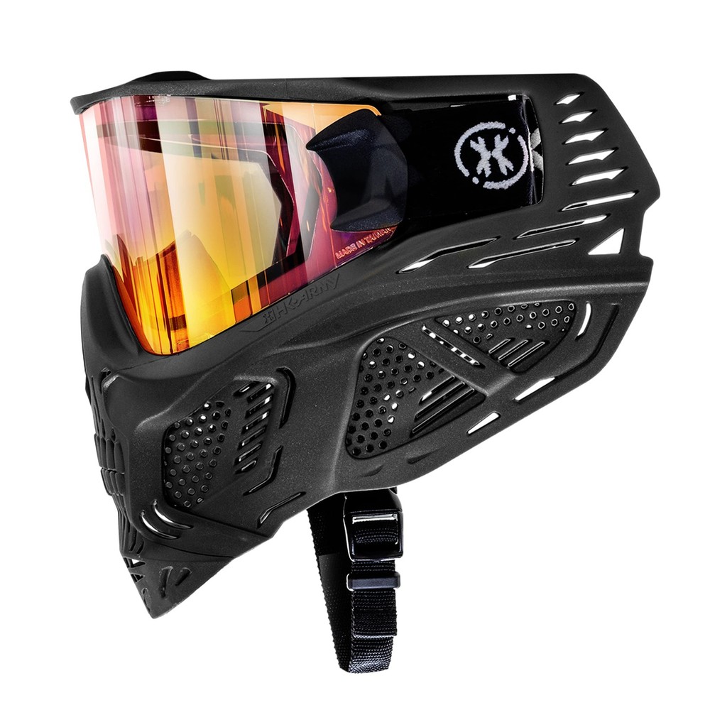 HSTL Skull Paintball Goggle/Airsoft (Black, Fire)