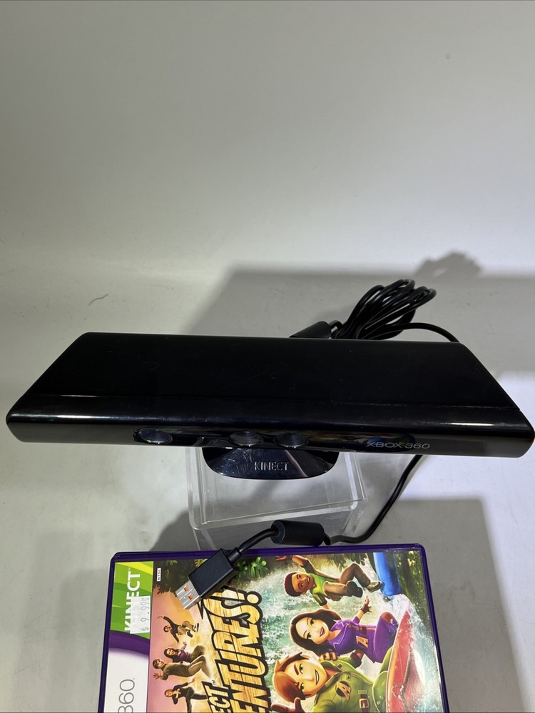 Microsoft Xbox 360 Kinect Sensor Bar W/6 Games Tested Bundle Lot #ML2