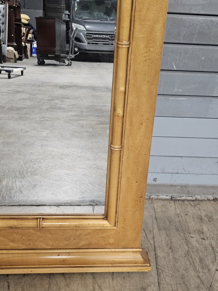  BAKER BIRDSEYE MAPLE AND FAUX BAMBOO MIRROR