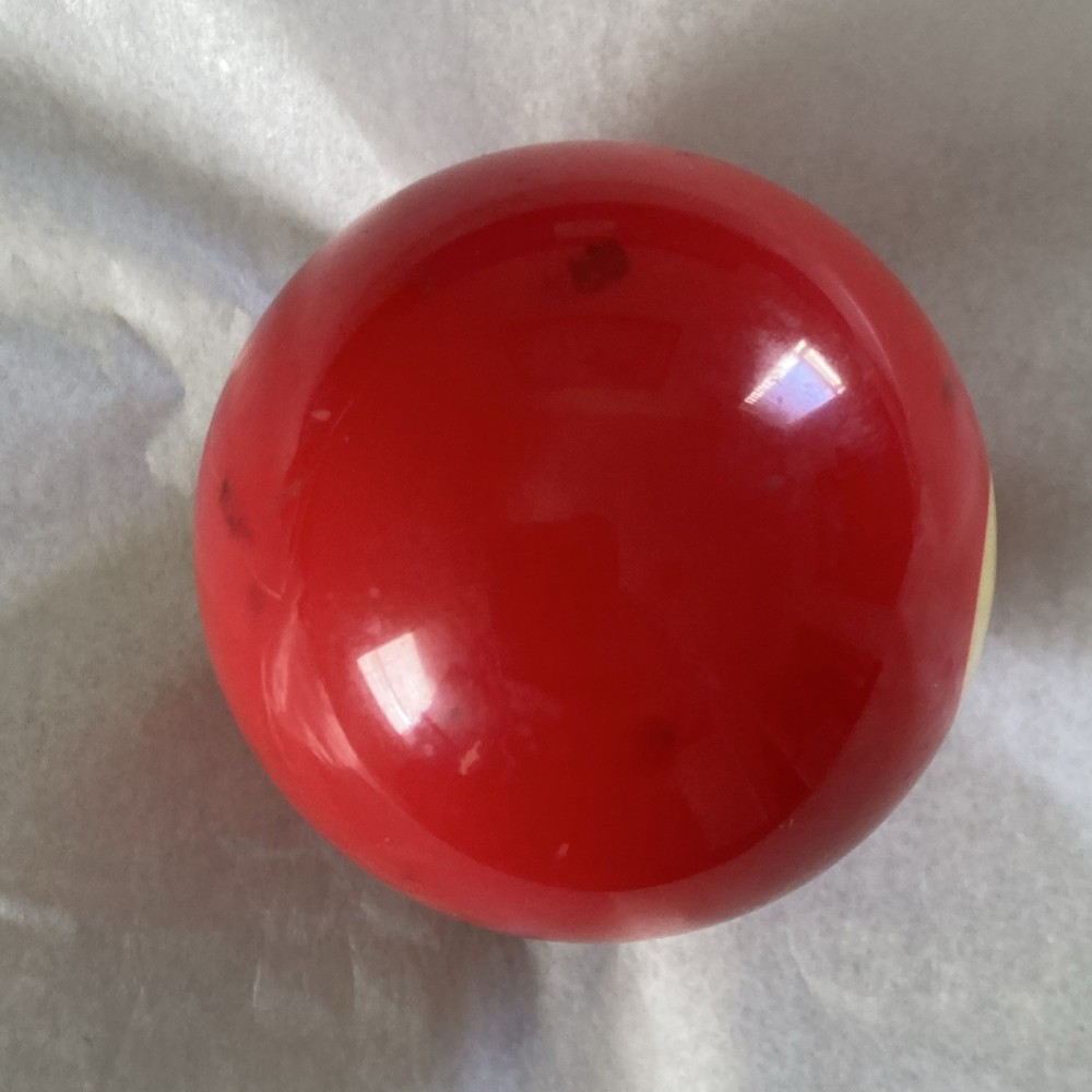 Red Number 3 Billiard Pool Ball. Aramith. Replacement